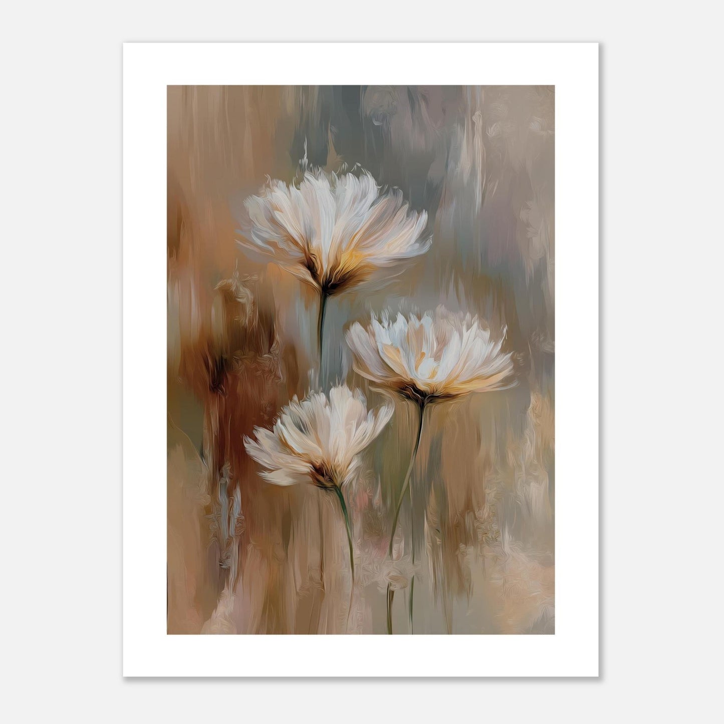 MYSTBIT ART | Painted Petals No2 Art Print Wall Art