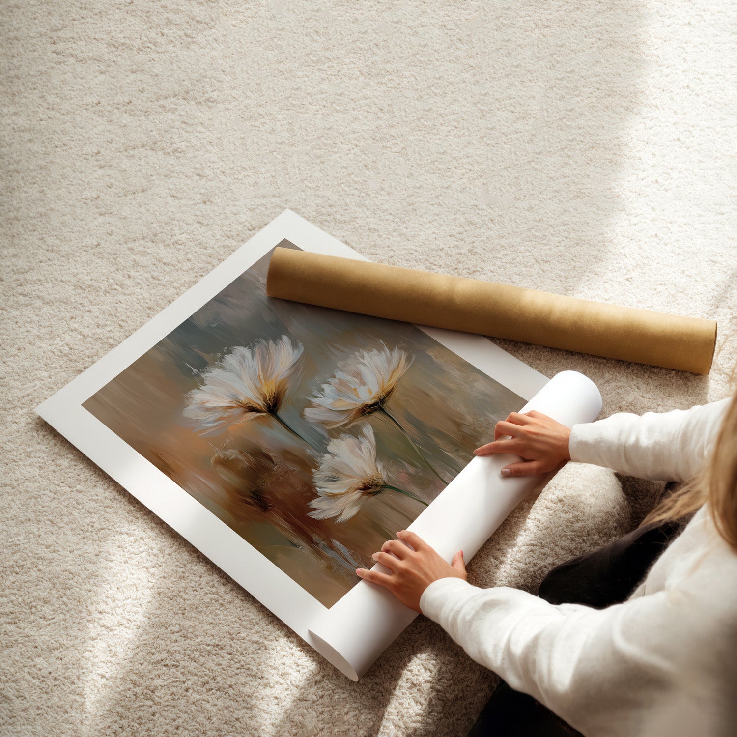 MYSTBIT ART | Painted Petals No2 Art Print Wall Art