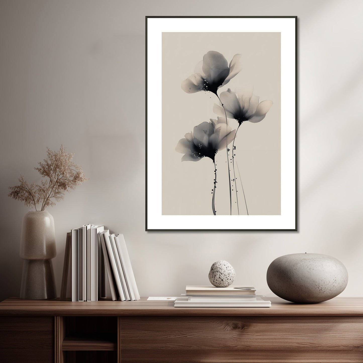 MYSTBIT ART | Painted Petals No3 Art Print Wall Art
