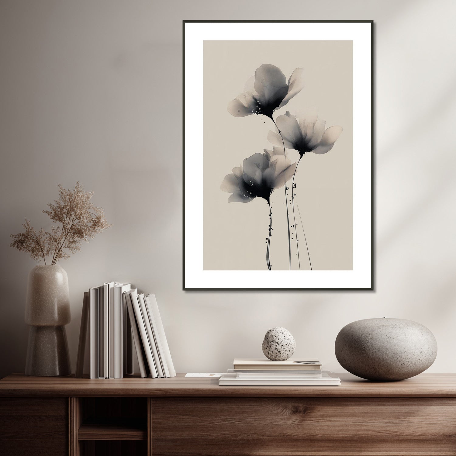 MYSTBIT ART | Painted Petals No3 Art Print Wall Art