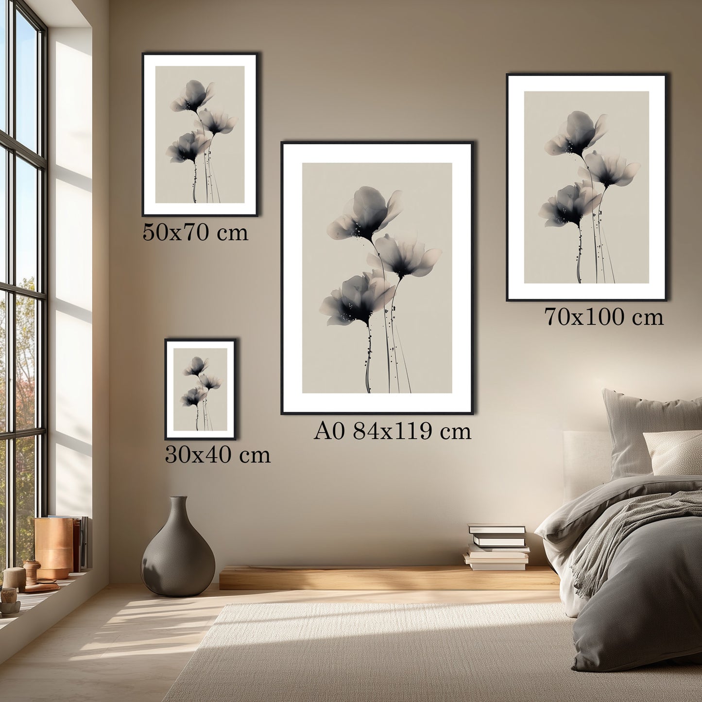 MYSTBIT ART | Painted Petals No3 Art Print Wall Art