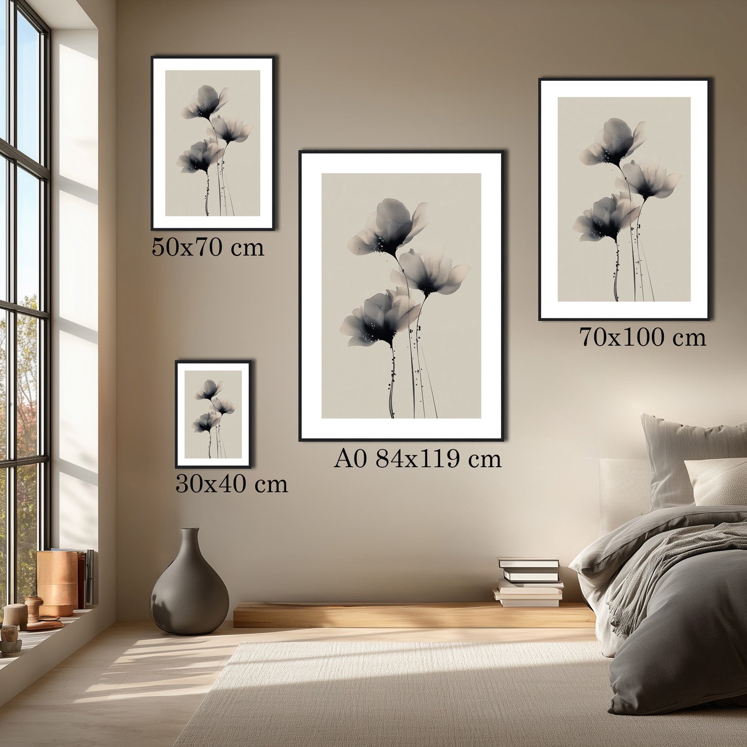 MYSTBIT ART | Painted Petals No3 Art Print Wall Art
