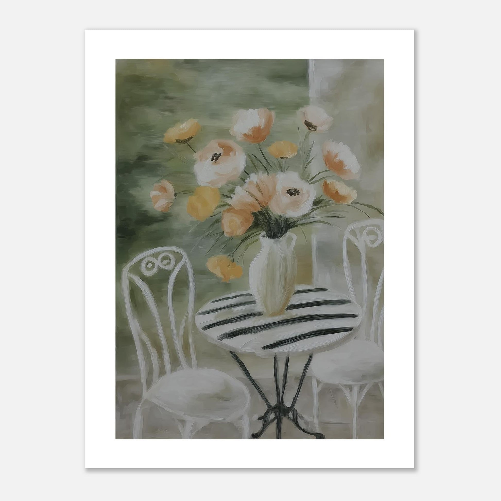 MYSTBIT ART | Painted Terrace Art Print Wall Art