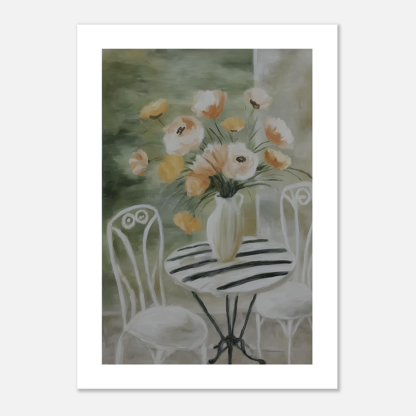 MYSTBIT ART | Painted Terrace Art Print Wall Art