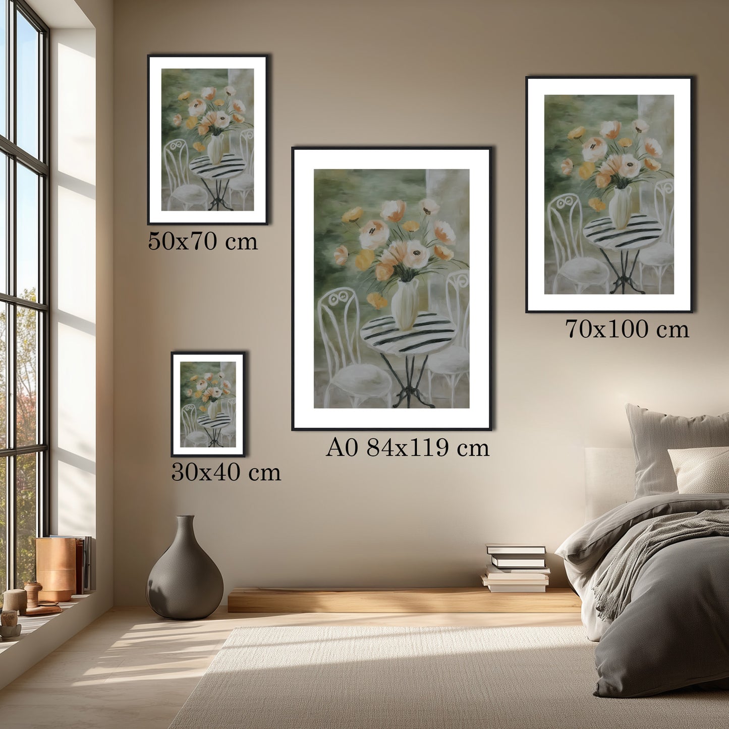 MYSTBIT ART | Painted Terrace Art Print Wall Art