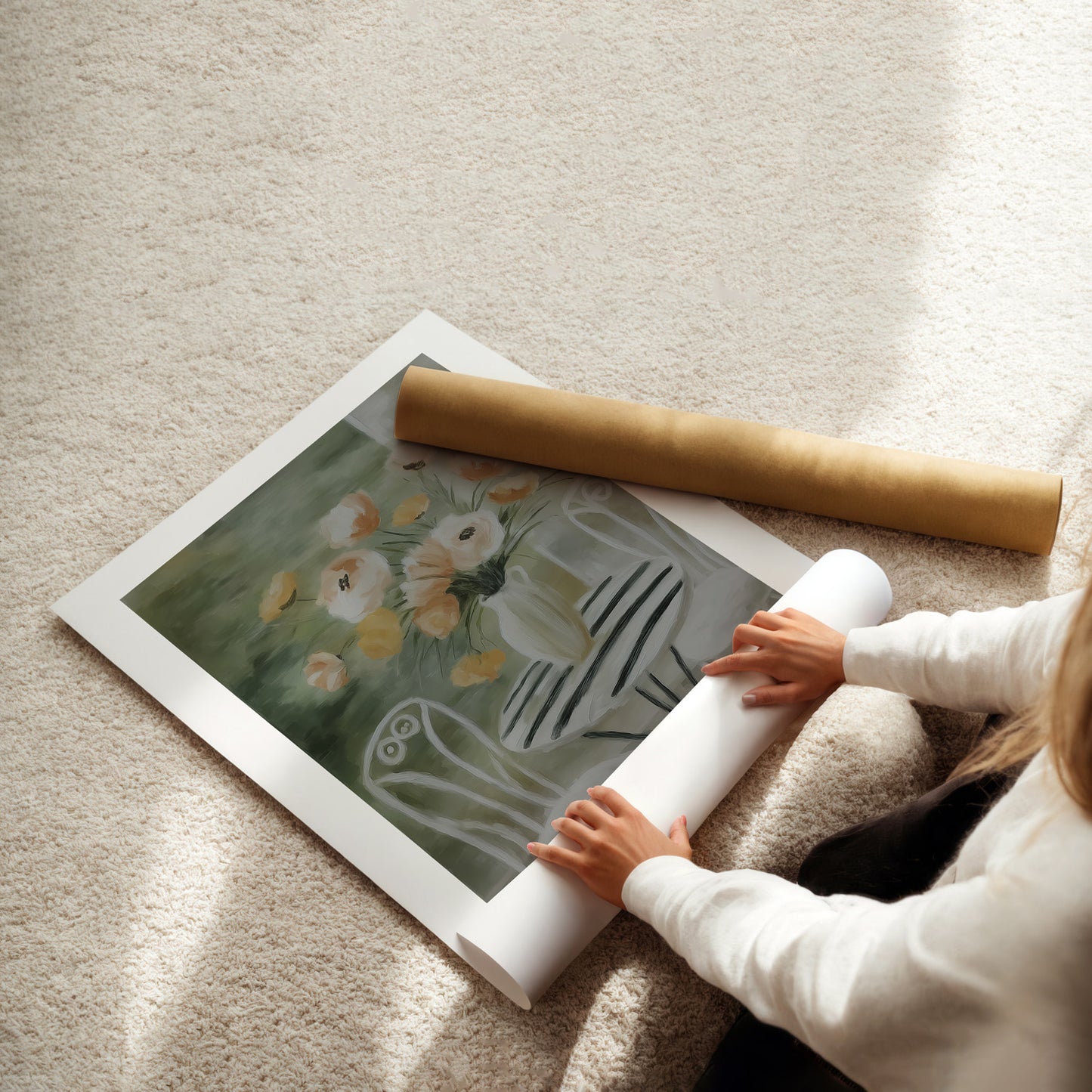 MYSTBIT ART | Painted Terrace Art Print Wall Art