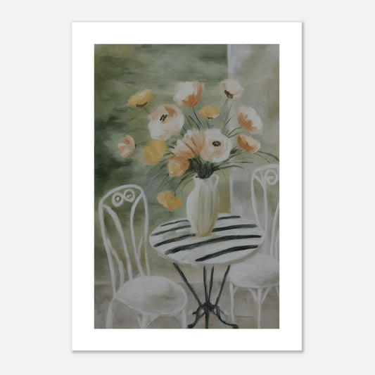 MYSTBIT ART | Painted Terrace Art Print Wall Art