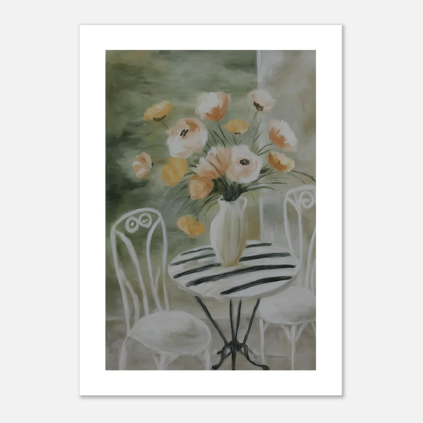 MYSTBIT ART | Painted Terrace Art Print Wall Art