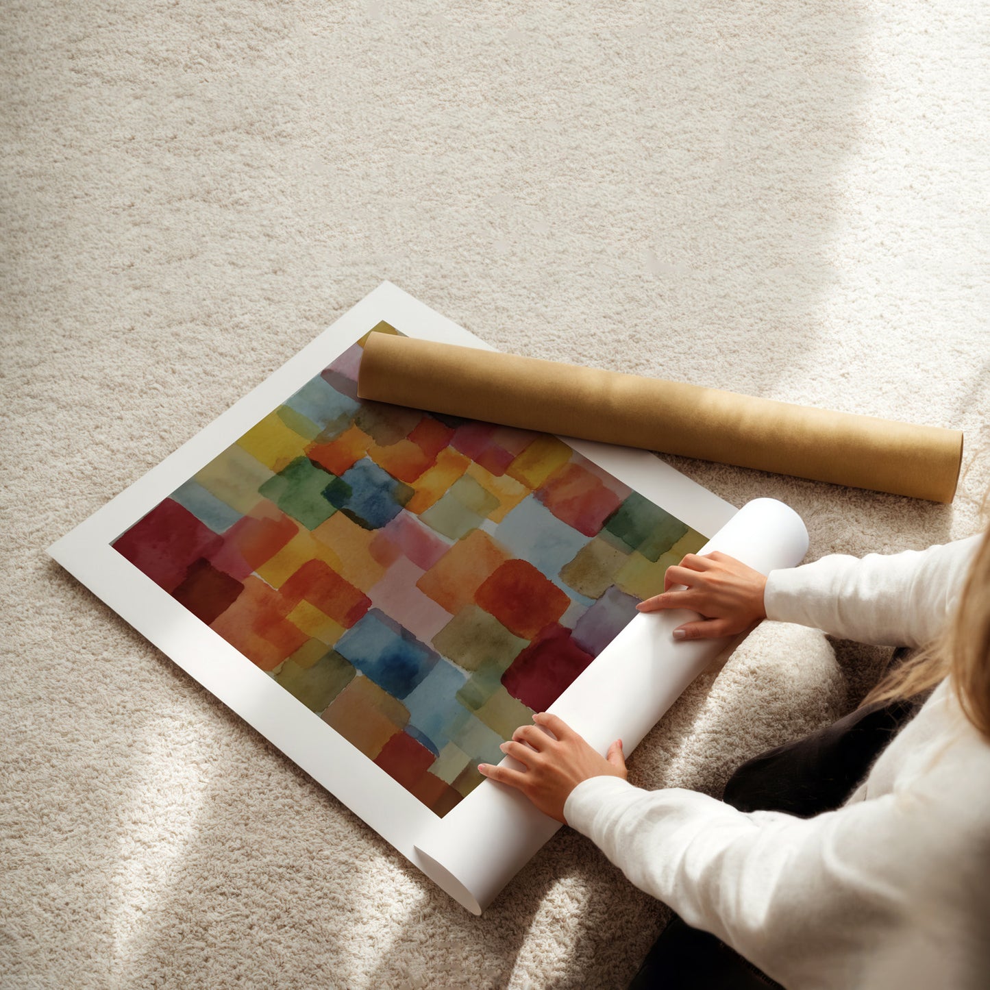 MYSTBIT ART | Pastel Poetry Art Print Wall Art