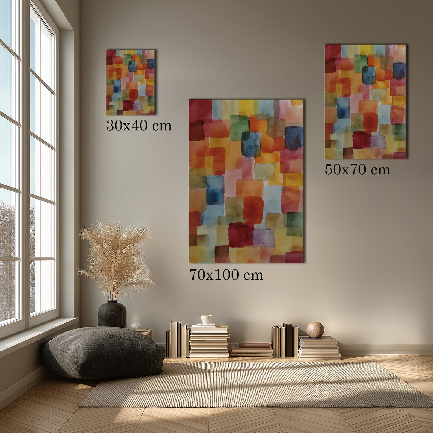 MYSTBIT ART | Pastel Poetry Canvas Print Wall Art