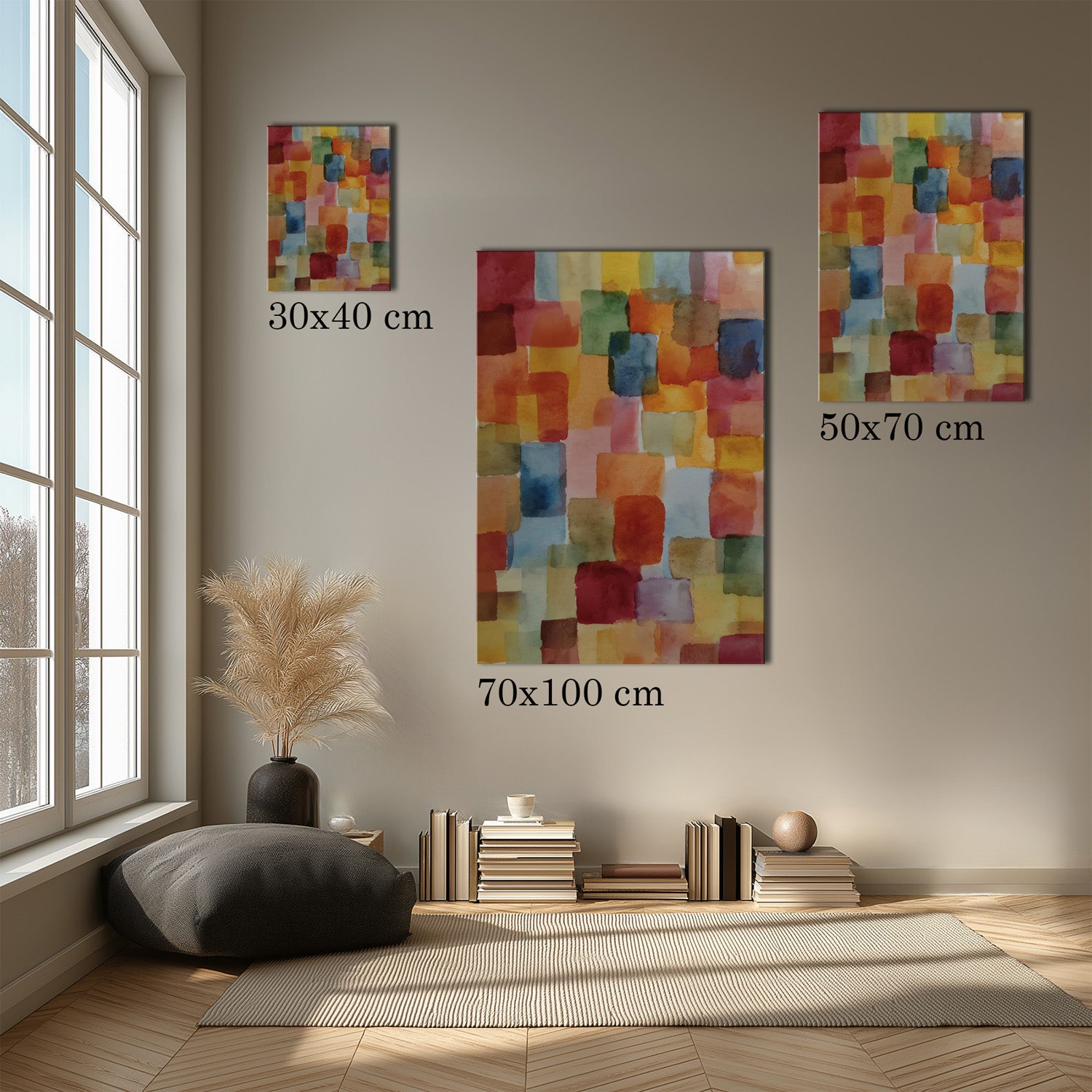 MYSTBIT ART | Pastel Poetry Canvas Print Wall Art