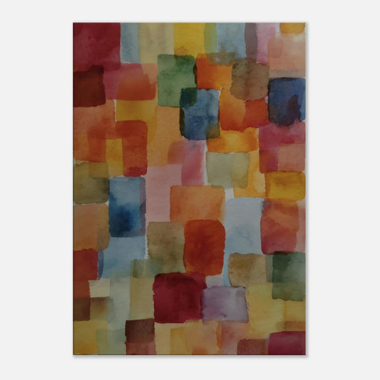 MYSTBIT ART | Pastel Poetry Canvas Print Wall Art