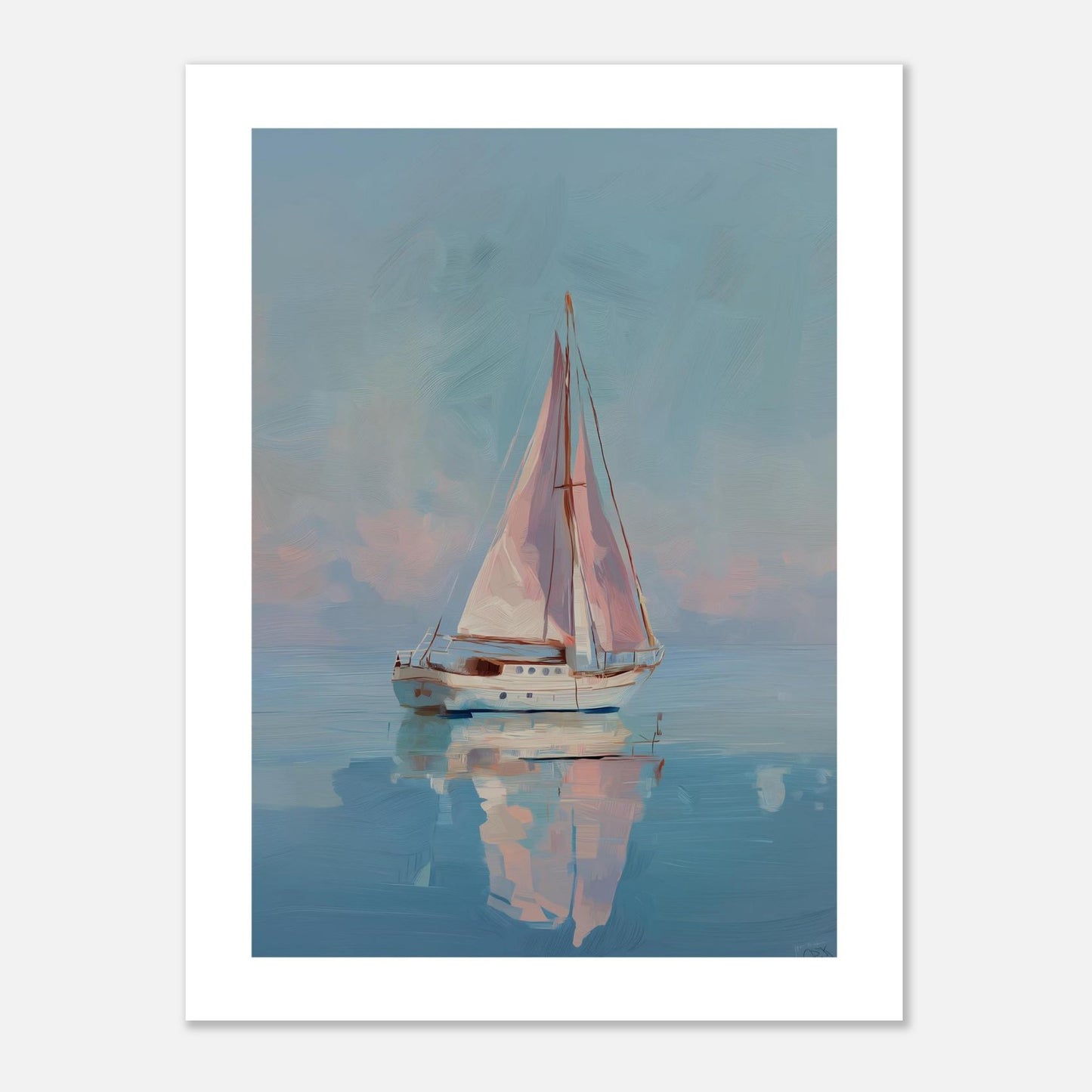 MYSTBIT ART | Pink Pastel Voyage Art Print Wall Art