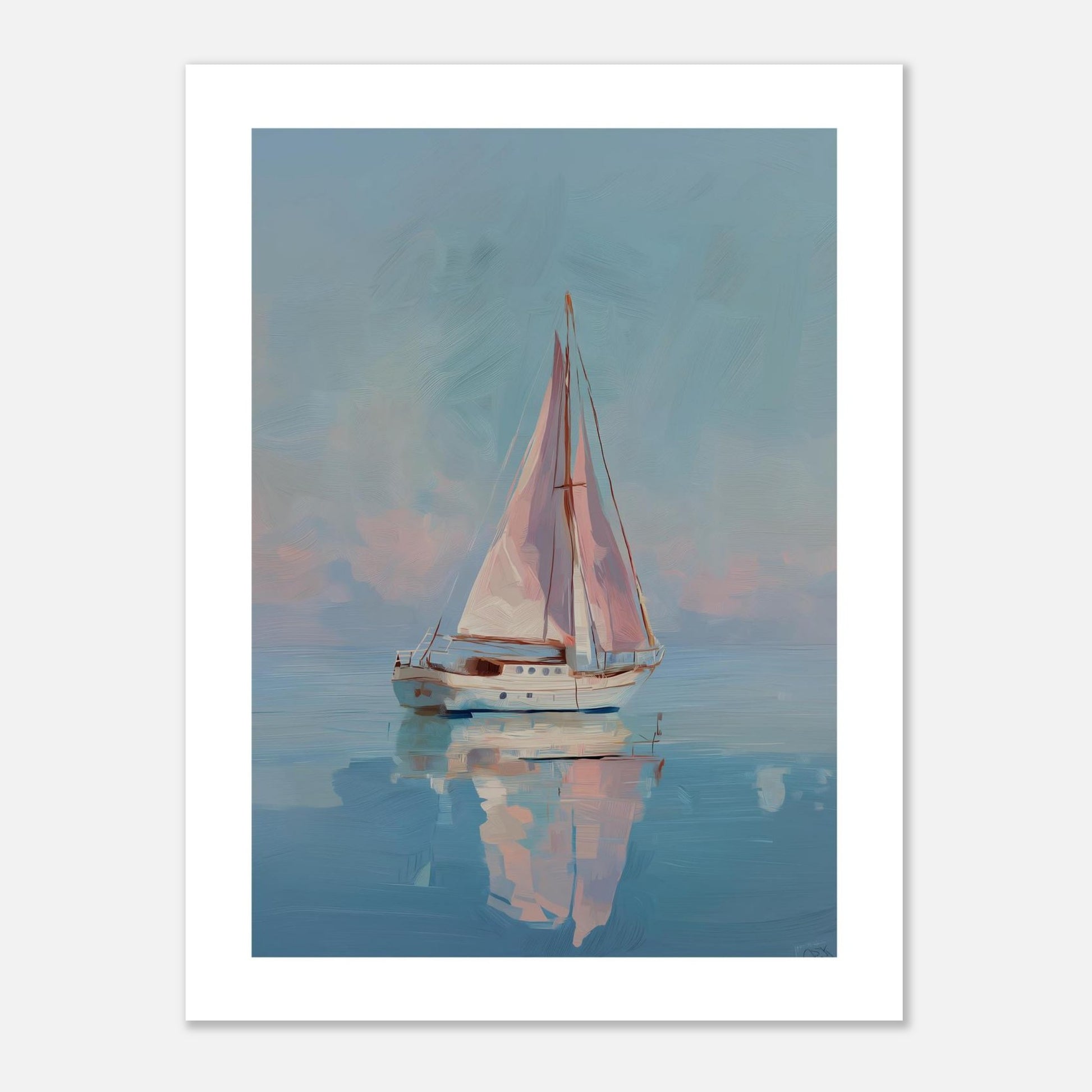 MYSTBIT ART | Pink Pastel Voyage Art Print Wall Art