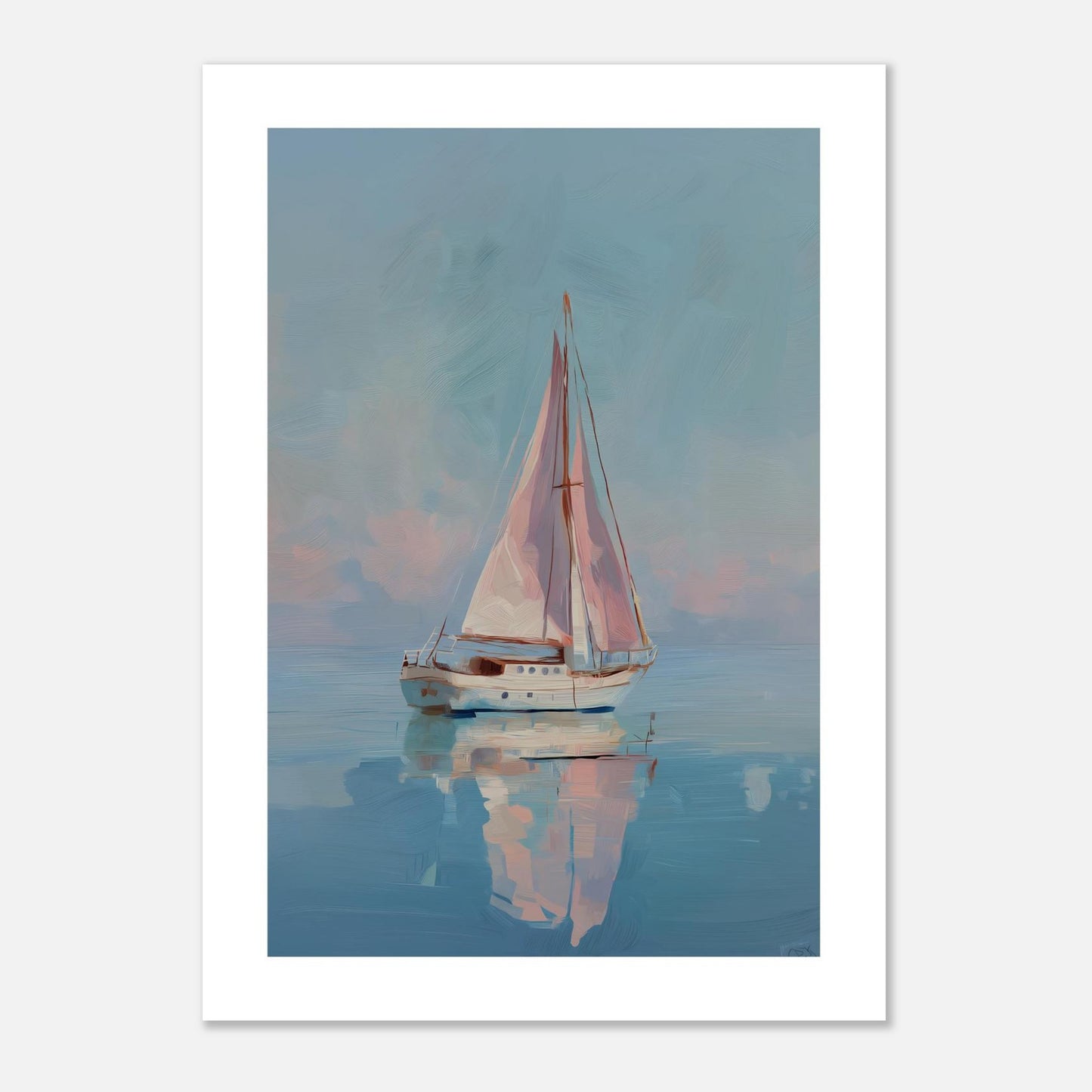 MYSTBIT ART | Pink Pastel Voyage Art Print Wall Art