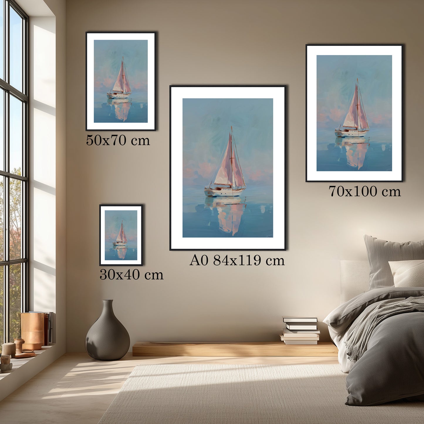 MYSTBIT ART | Pink Pastel Voyage Art Print Wall Art