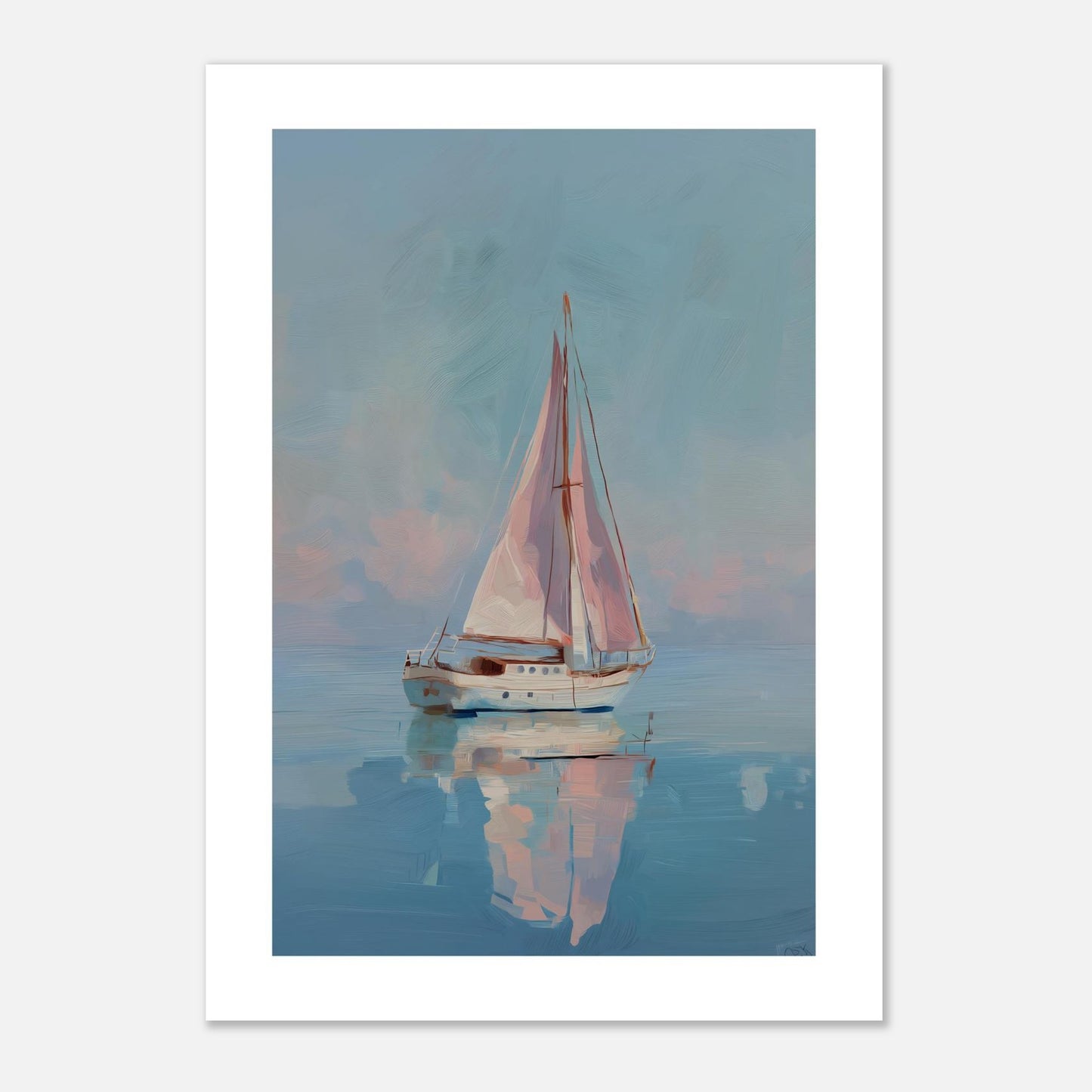 MYSTBIT ART | Pink Pastel Voyage Art Print Wall Art