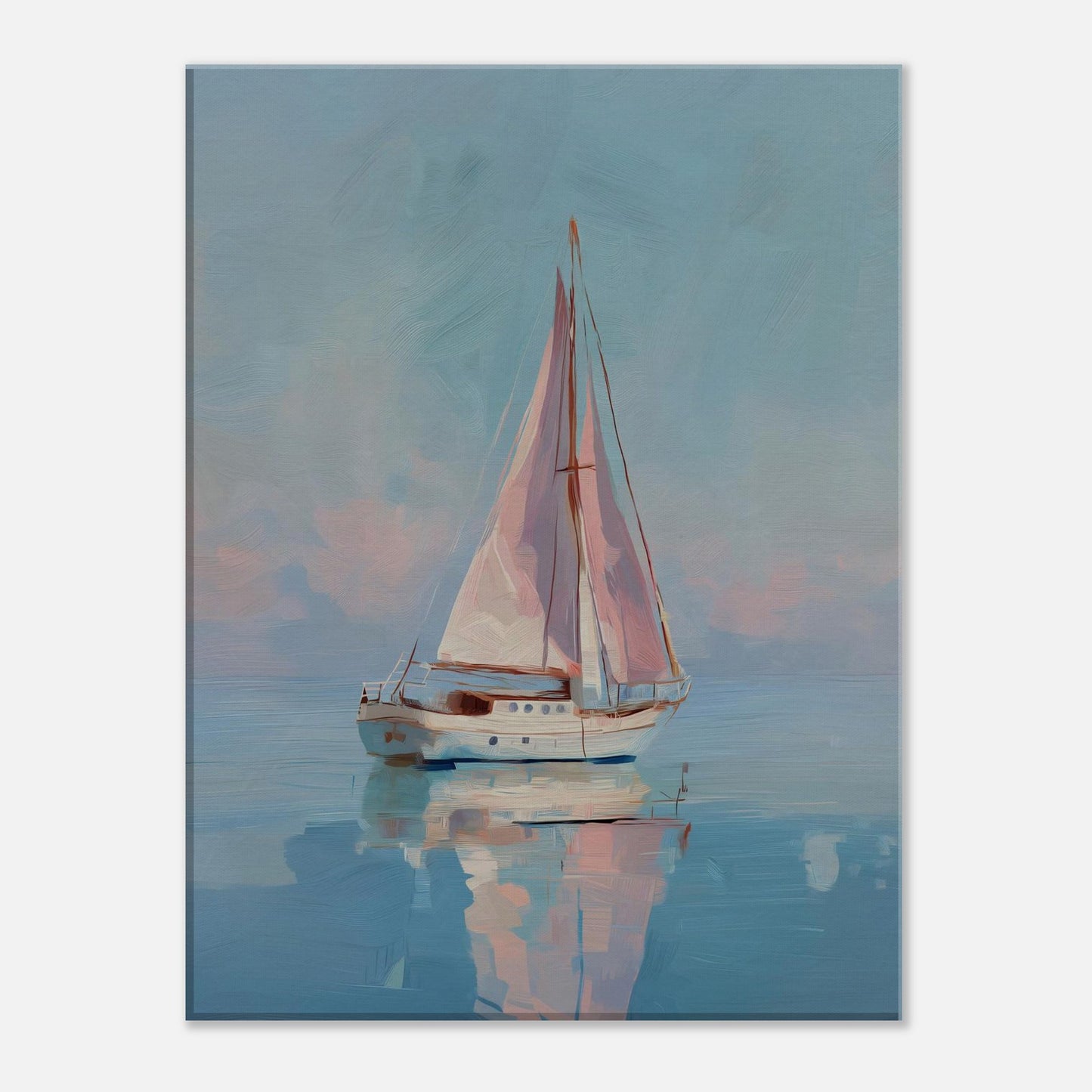 MYSTBIT ART | Pink Pastel Voyage Canvas Print Wall Art
