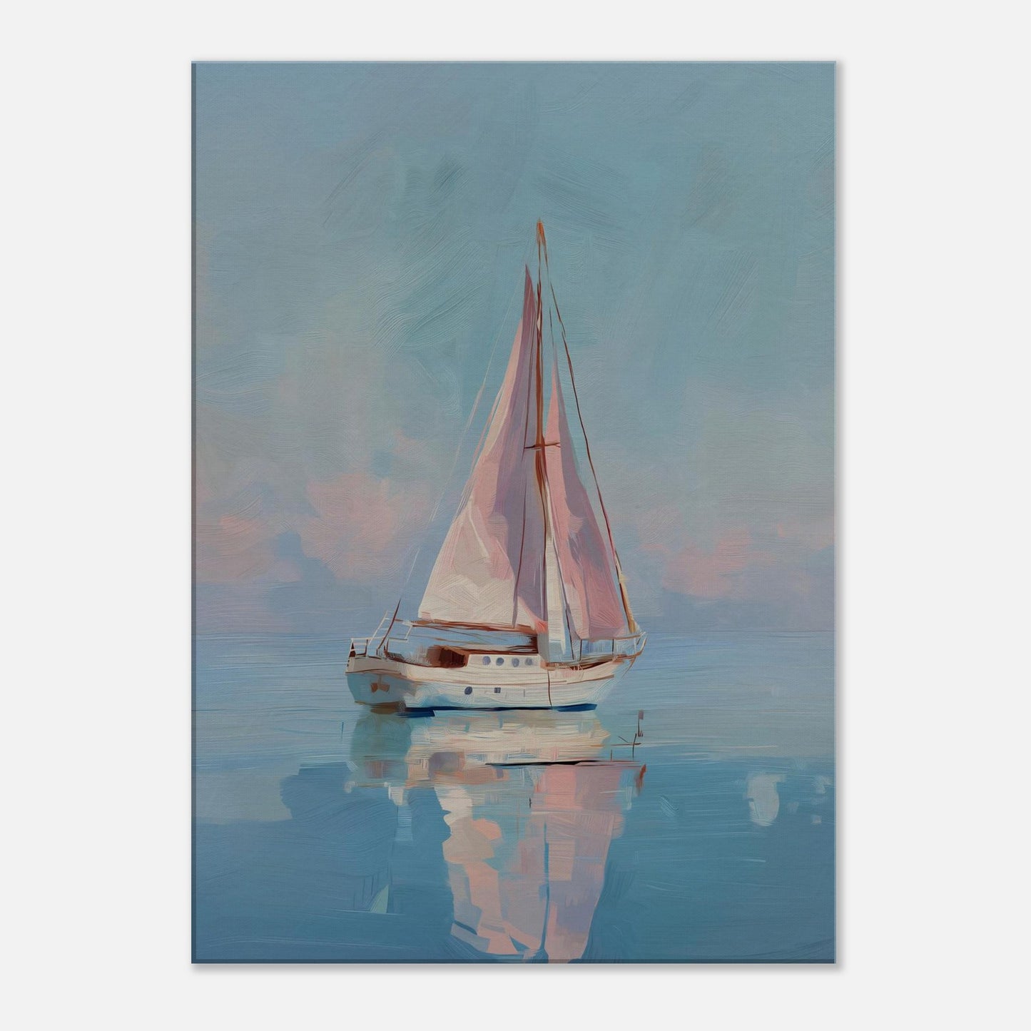 MYSTBIT ART | Pink Pastel Voyage Canvas Print Wall Art