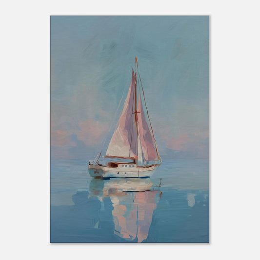 MYSTBIT ART | Pink Pastel Voyage Canvas Print Wall Art