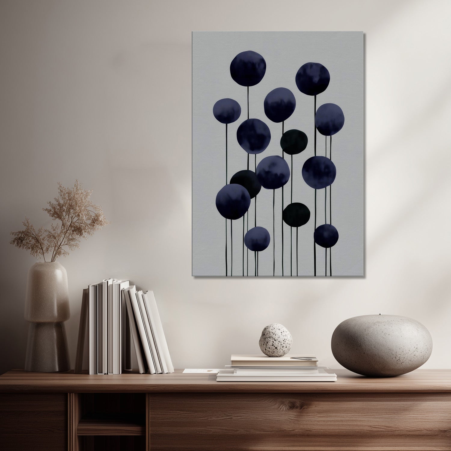 MYSTBIT ART | Poetry in Ink Canvas Print Wall Art