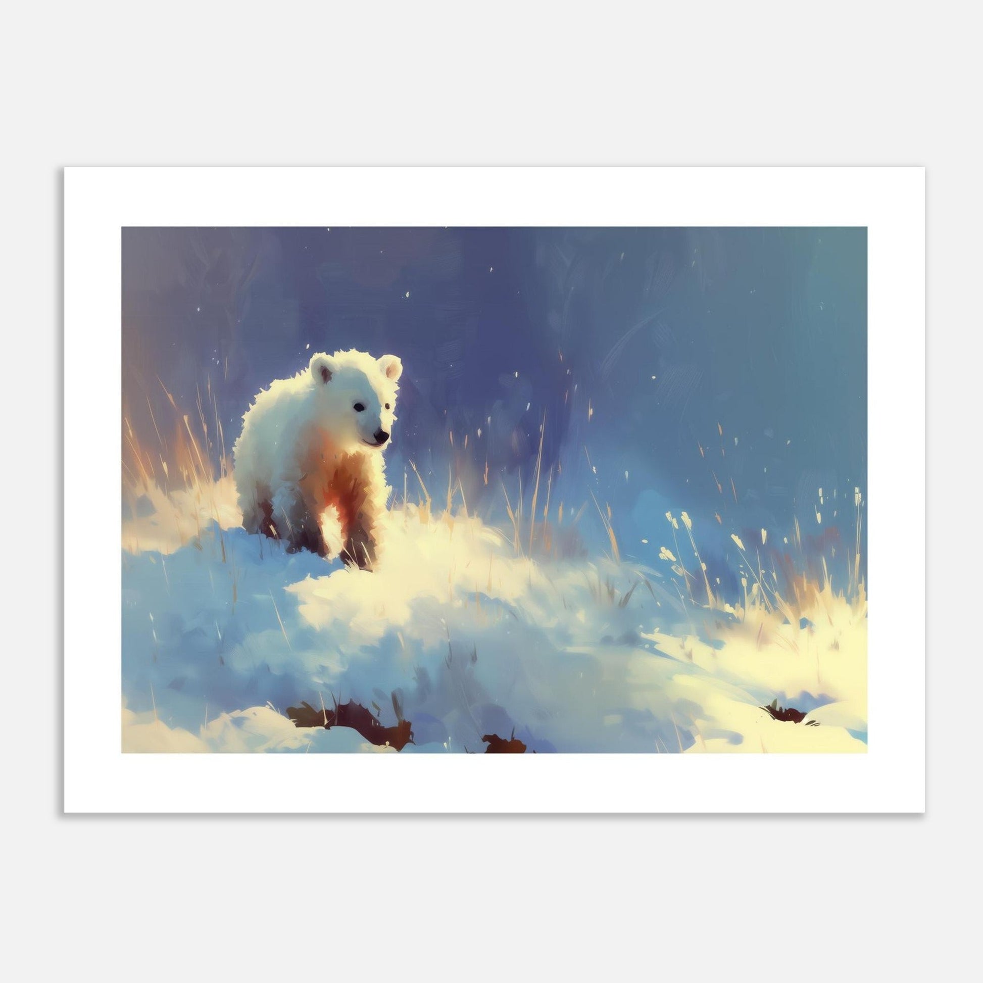 MYSTBIT ART | Polar Bear Adventure Art Print Wall Art