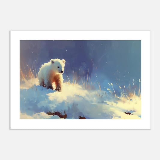 MYSTBIT ART | Polar Bear Adventure Art Print Wall Art