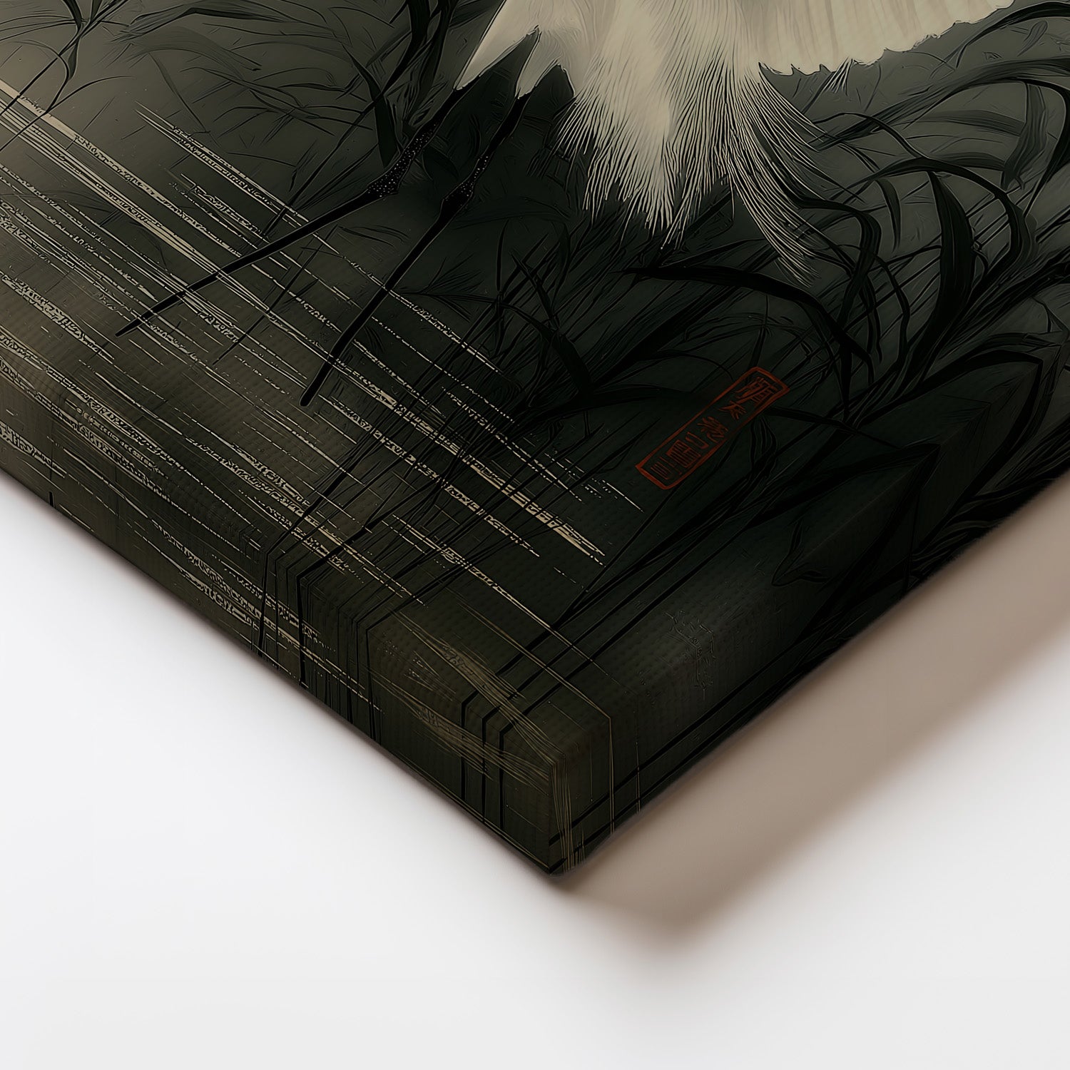 MYSTBIT ART | Reeds and Wings Canvas Print Wall Art
