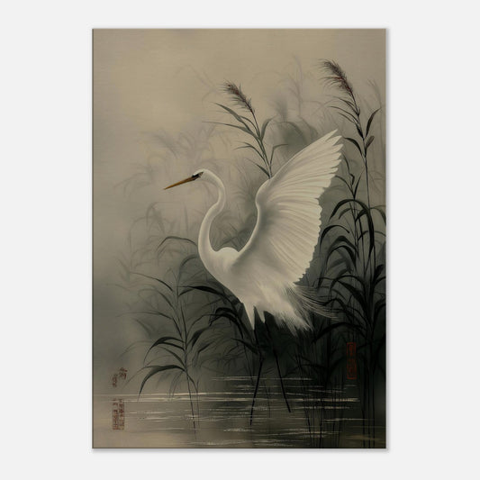 MYSTBIT ART | Reeds and Wings Canvas Print Wall Art