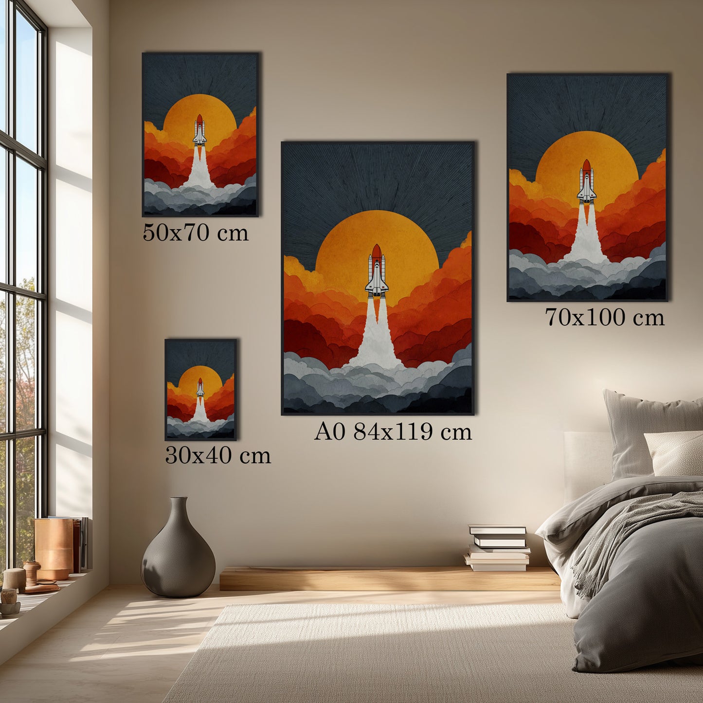 MYSTBIT ART | Retro Ignition Art Print Wall Art