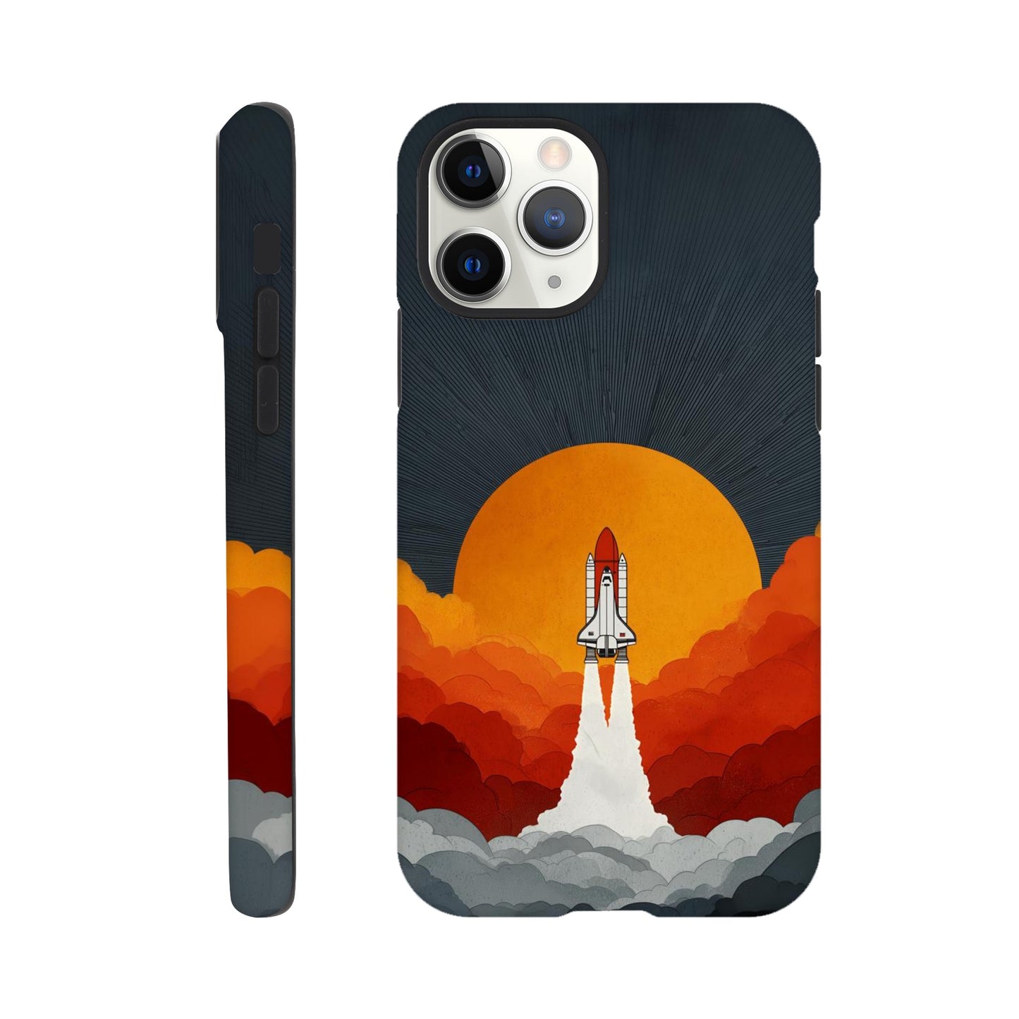MYSTBIT ART | Retro Ignition iPhone Case-MYSTBIT ART