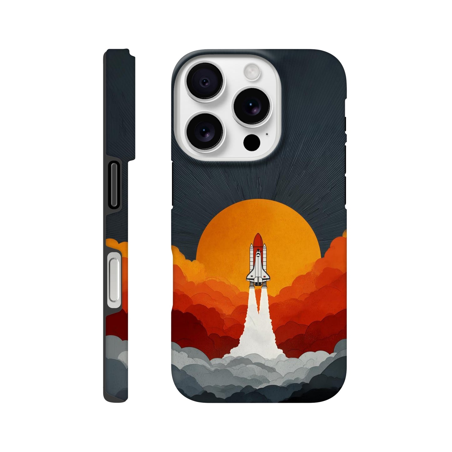 MYSTBIT ART | Retro Ignition iPhone Case-MYSTBIT ART
