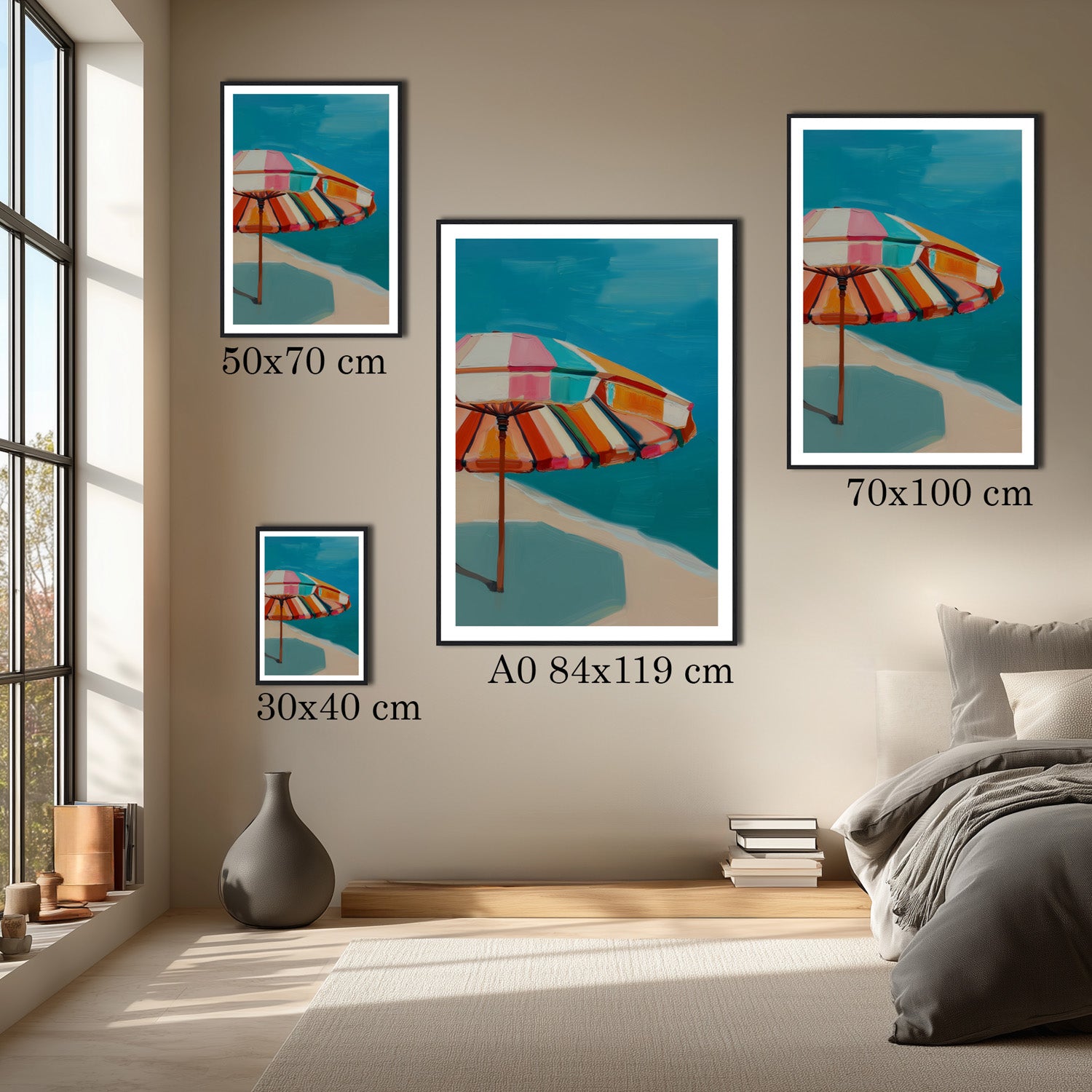 MYSTBIT ART | Retro Sunshine Art Print Wall Art