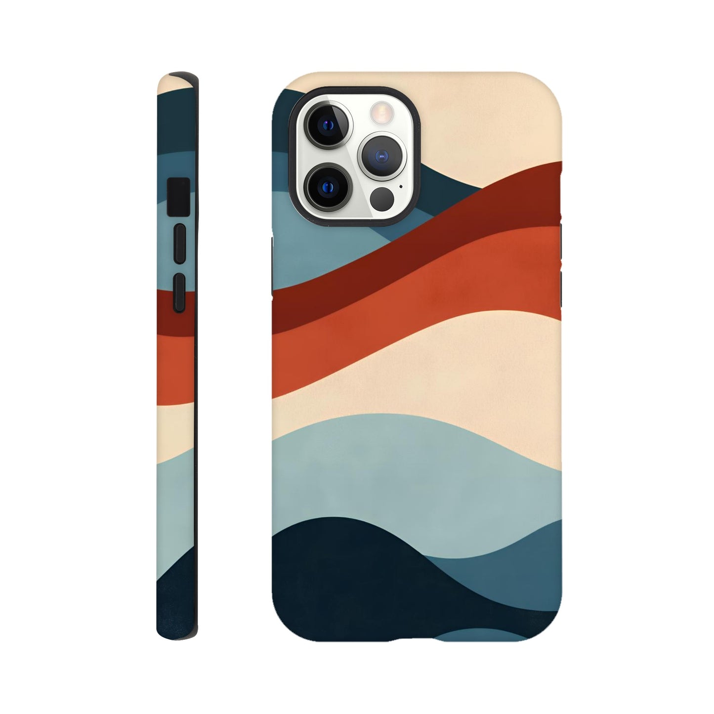 MYSTBIT ART | Retro Waves iPhone Case-MYSTBIT ART
