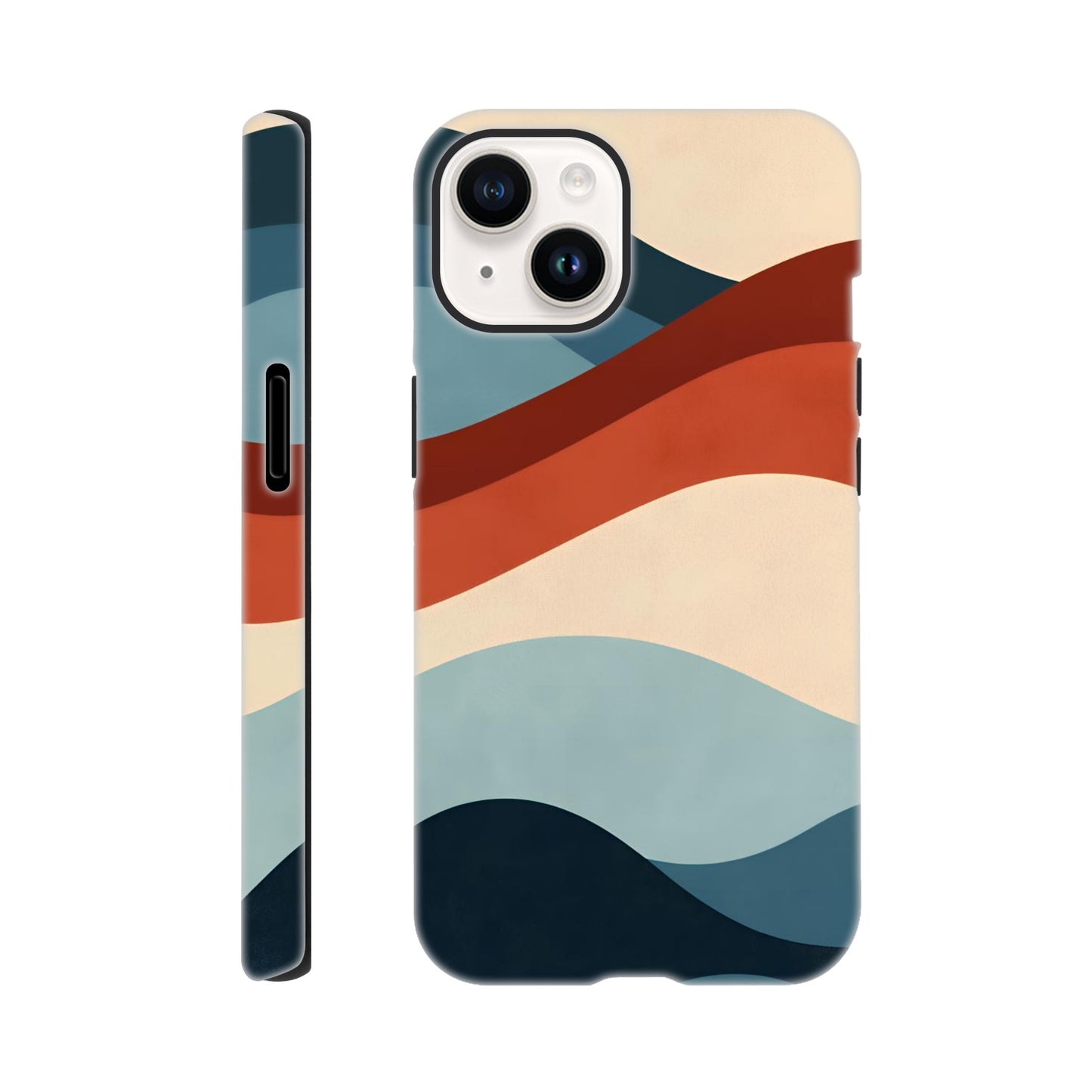 MYSTBIT ART | Retro Waves iPhone Case-MYSTBIT ART