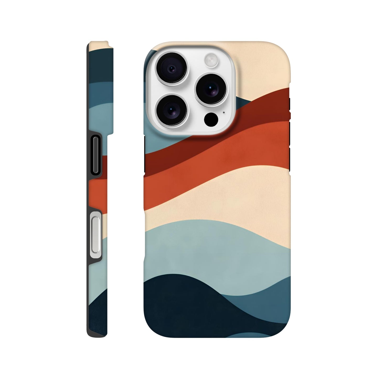 MYSTBIT ART | Retro Waves iPhone Case-MYSTBIT ART