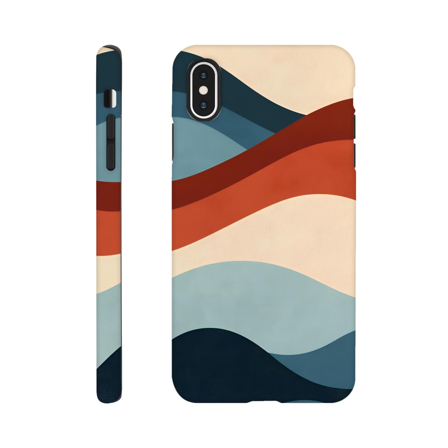 MYSTBIT ART | Retro Waves iPhone Case-MYSTBIT ART