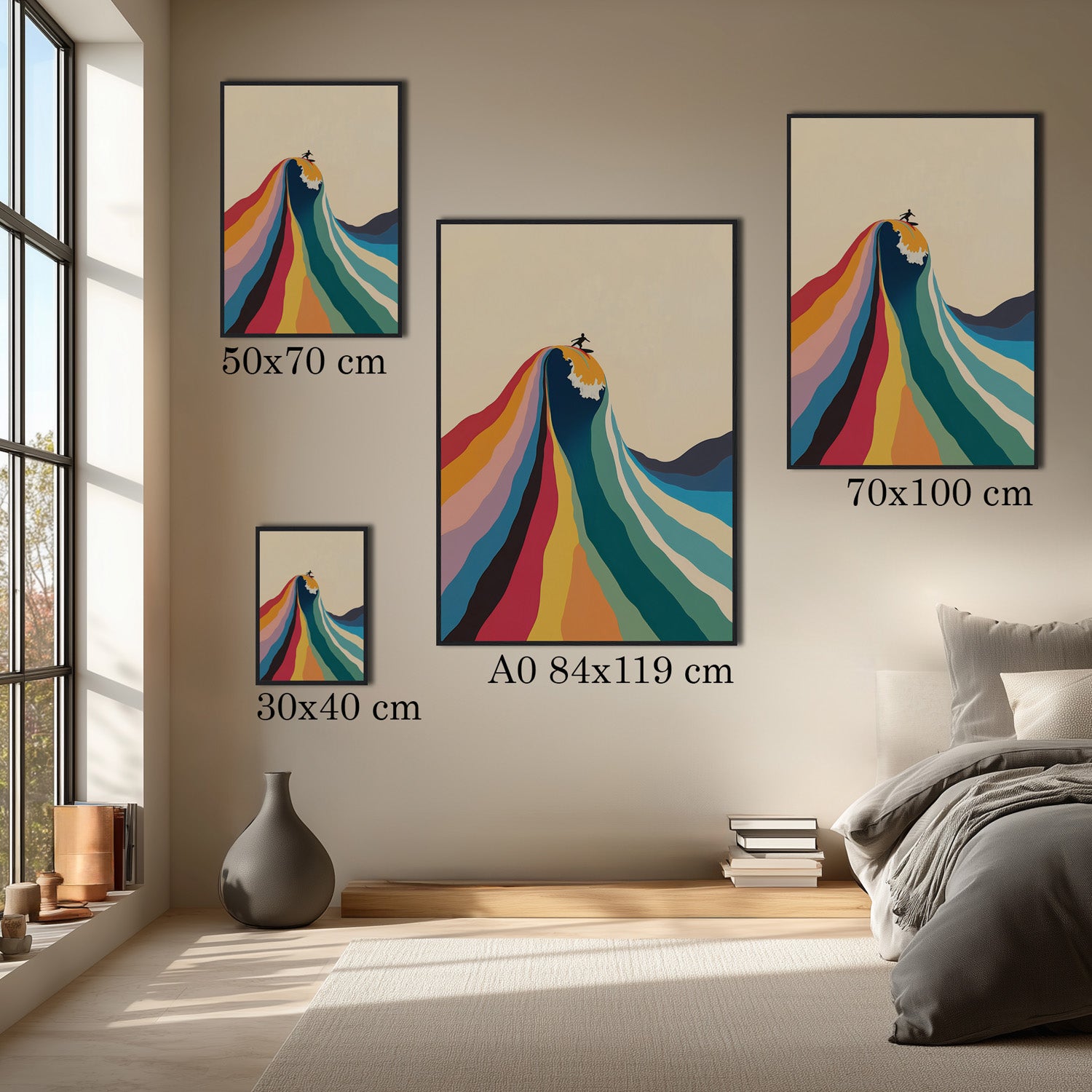 MYSTBIT ART | Riding the Horizon Art Print Wall Art