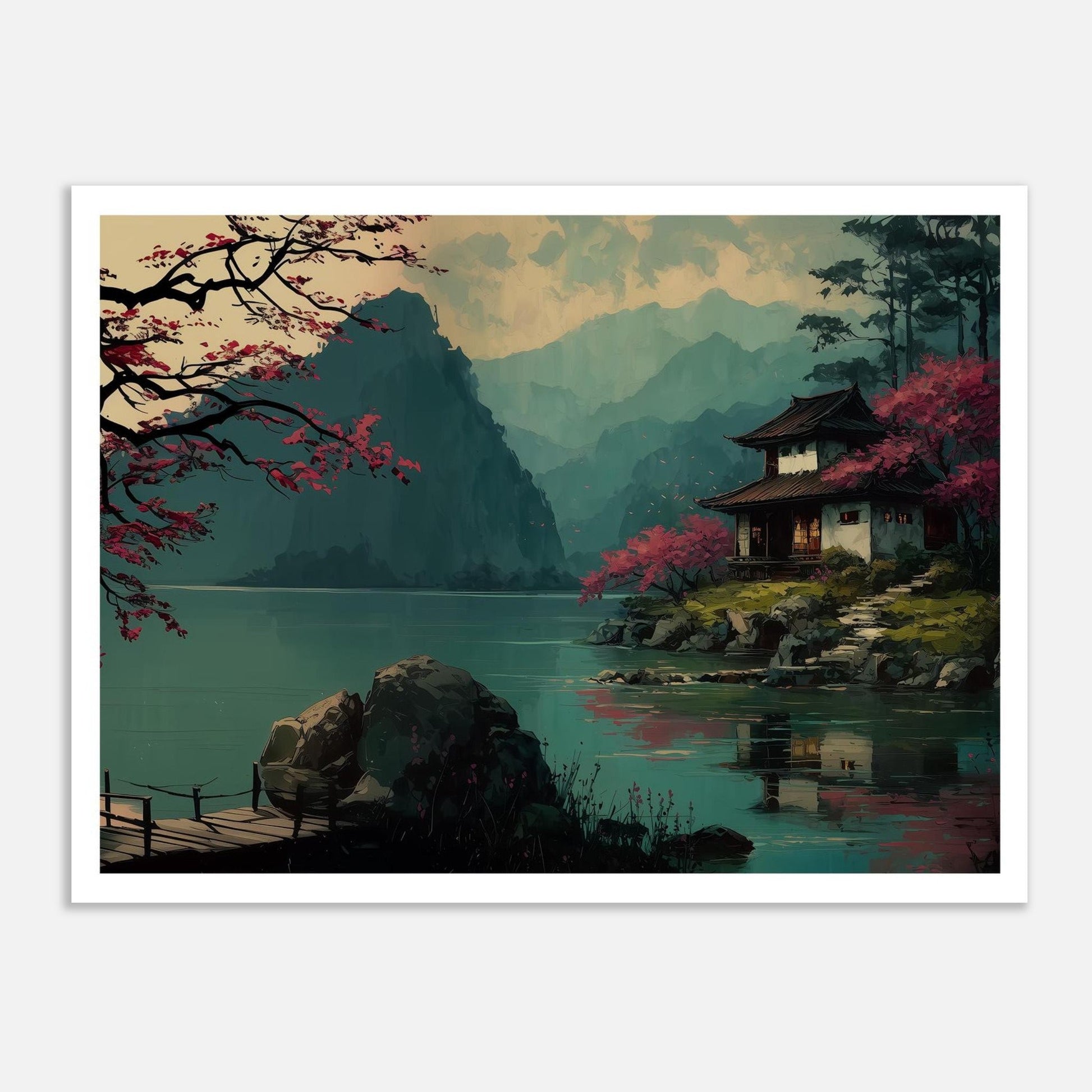 MYSTBIT ART | Sanctuary in Spring Art Print Wall Art