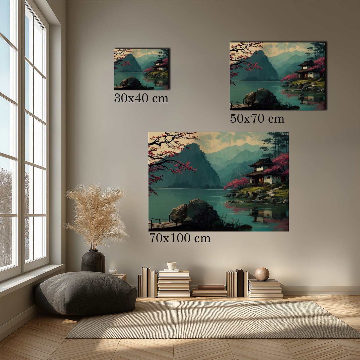 MYSTBIT ART | Sanctuary in Spring Canvas Print Wall Art