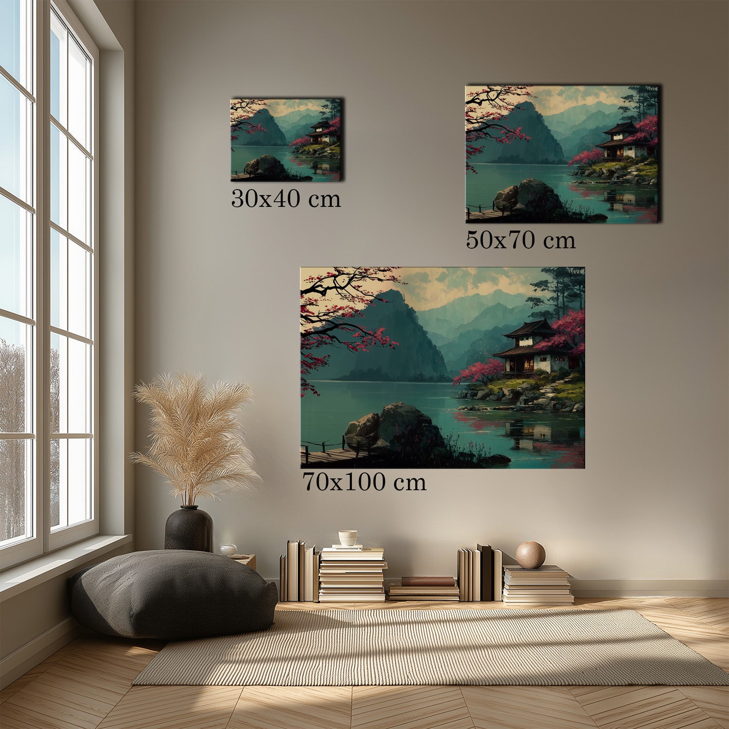 MYSTBIT ART | Sanctuary in Spring Canvas Print Wall Art