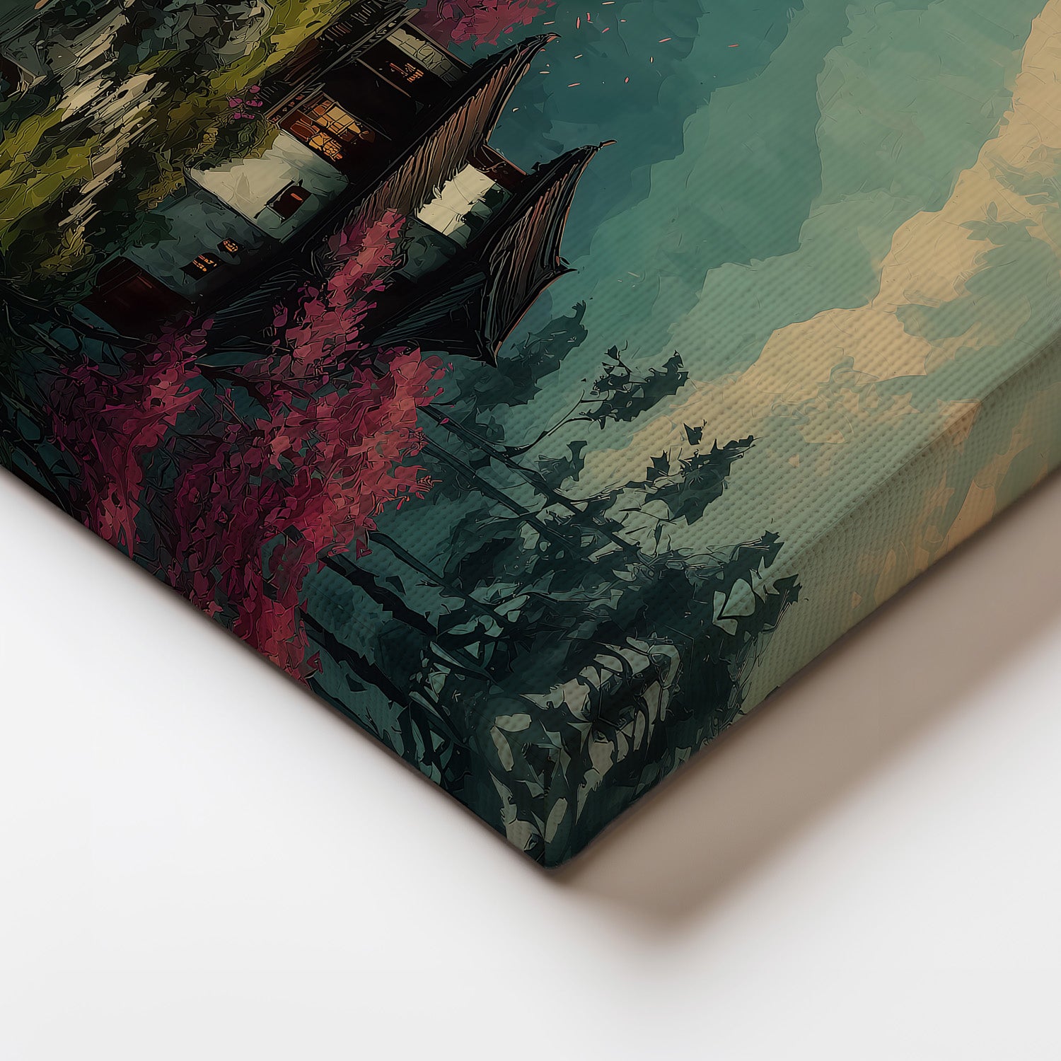 MYSTBIT ART | Sanctuary in Spring Canvas Print Wall Art