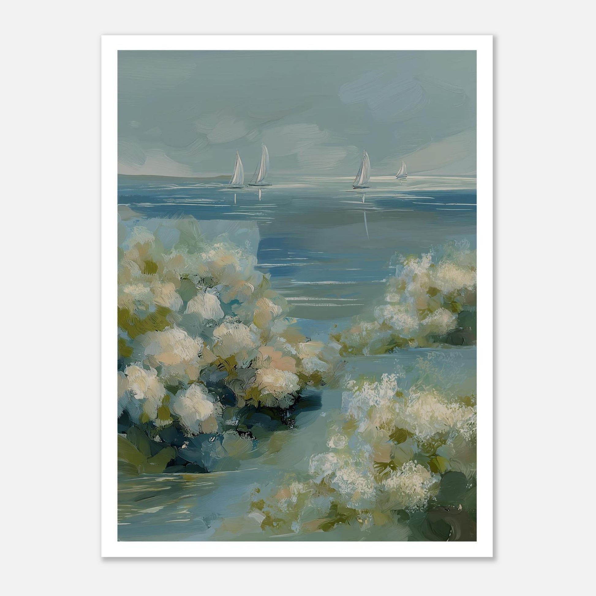 MYSTBIT ART | Sea and Petals Art Print Wall Art