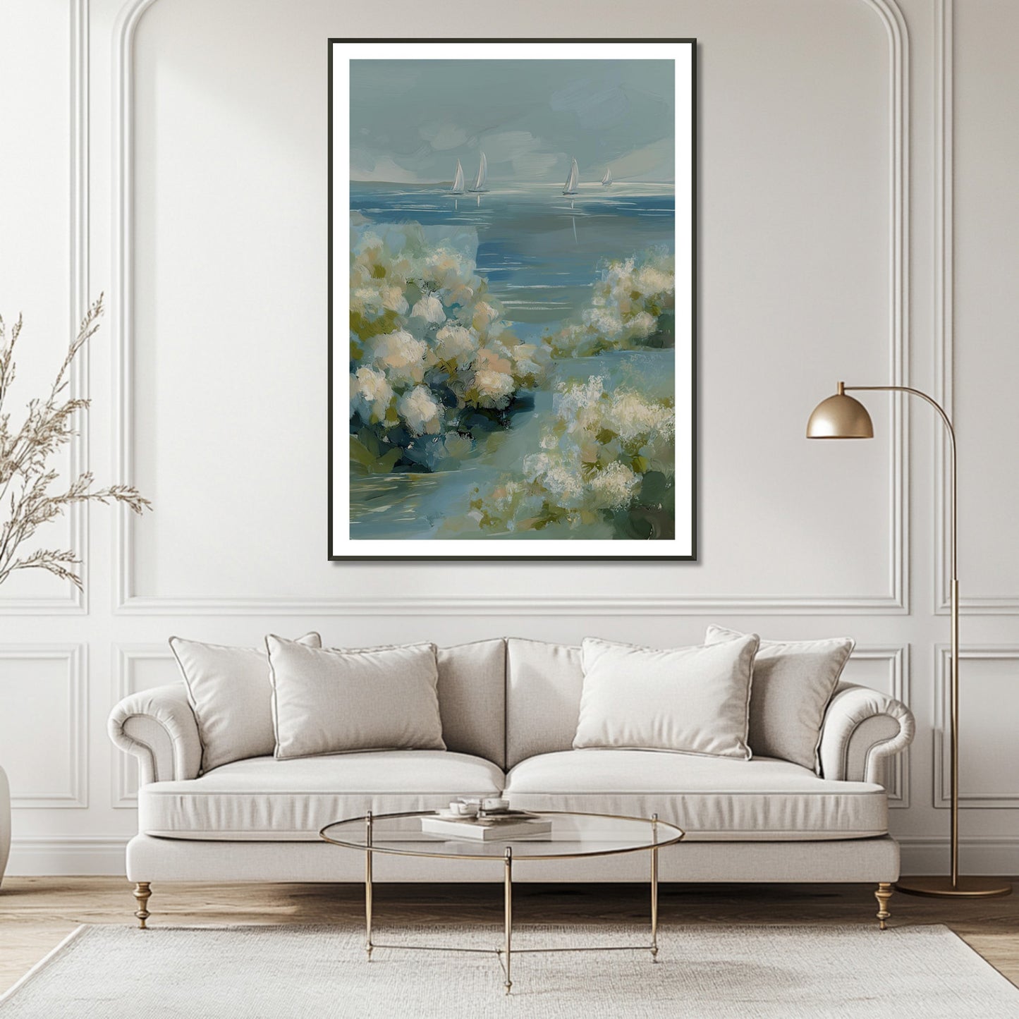 MYSTBIT ART | Sea and Petals Art Print Wall Art