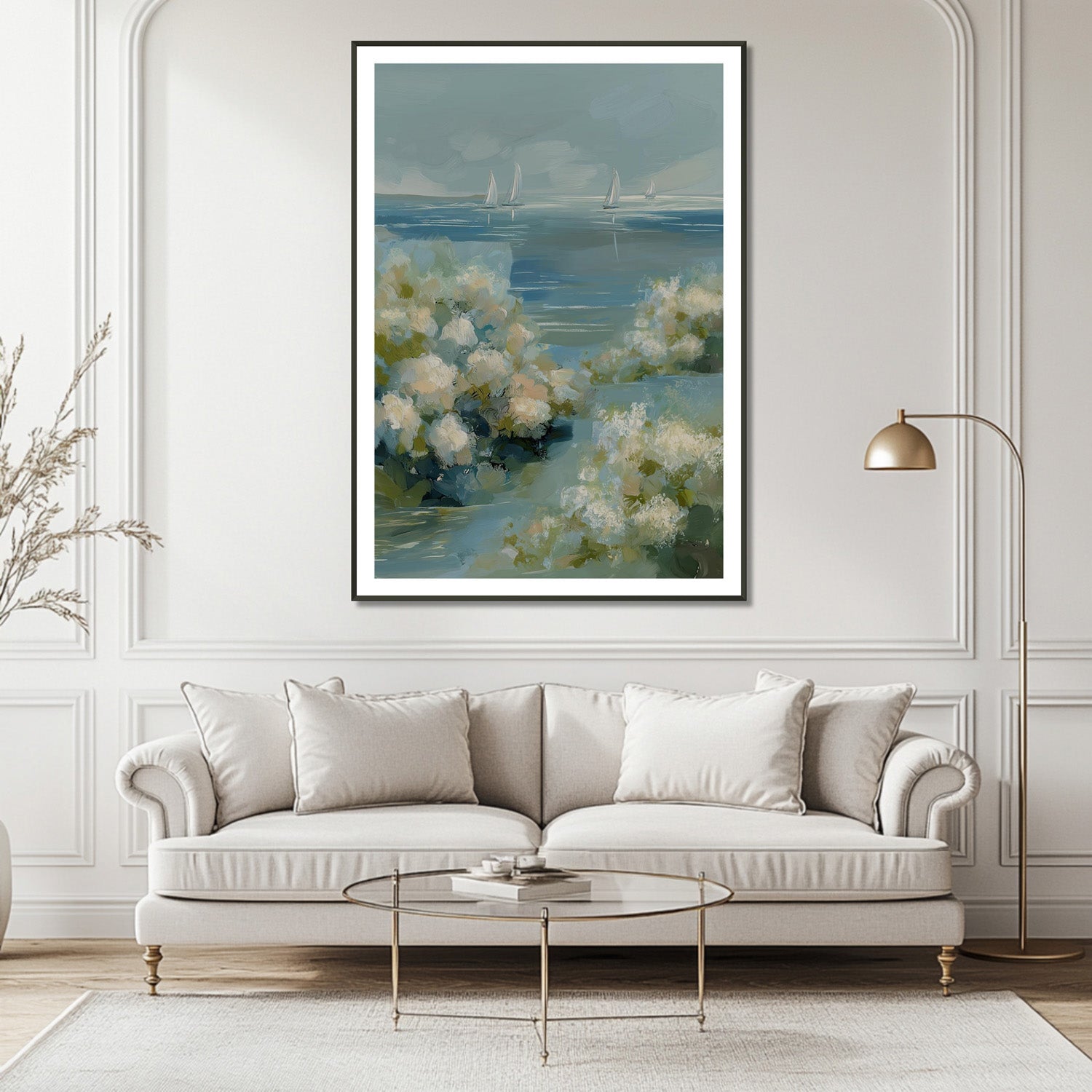 MYSTBIT ART | Sea and Petals Art Print Wall Art