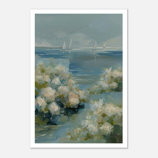 MYSTBIT ART | Sea and Petals Art Print Wall Art