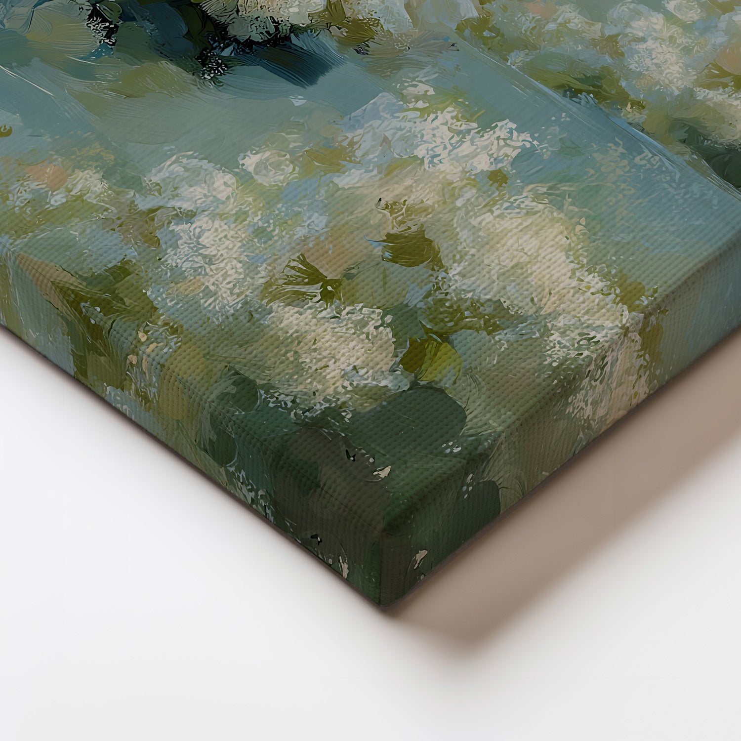 MYSTBIT ART | Sea and Petals Canvas Print Wall Art