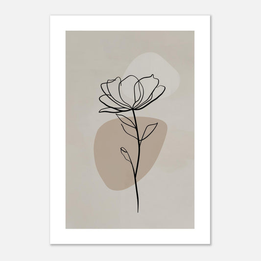 MYSTBIT ART | Silent Flower Art Print Wall Art