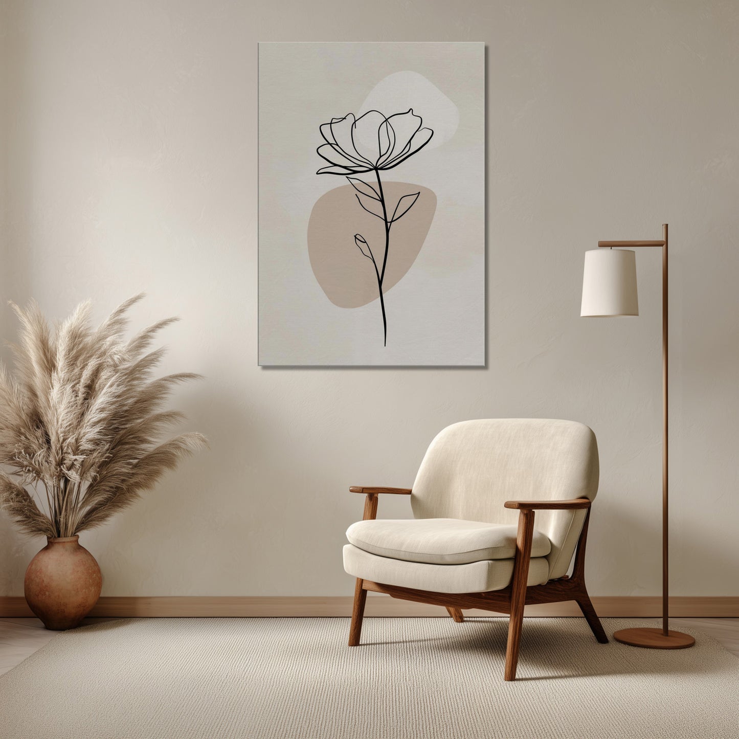MYSTBIT ART | Silent Flower Canvas Print Wall Art