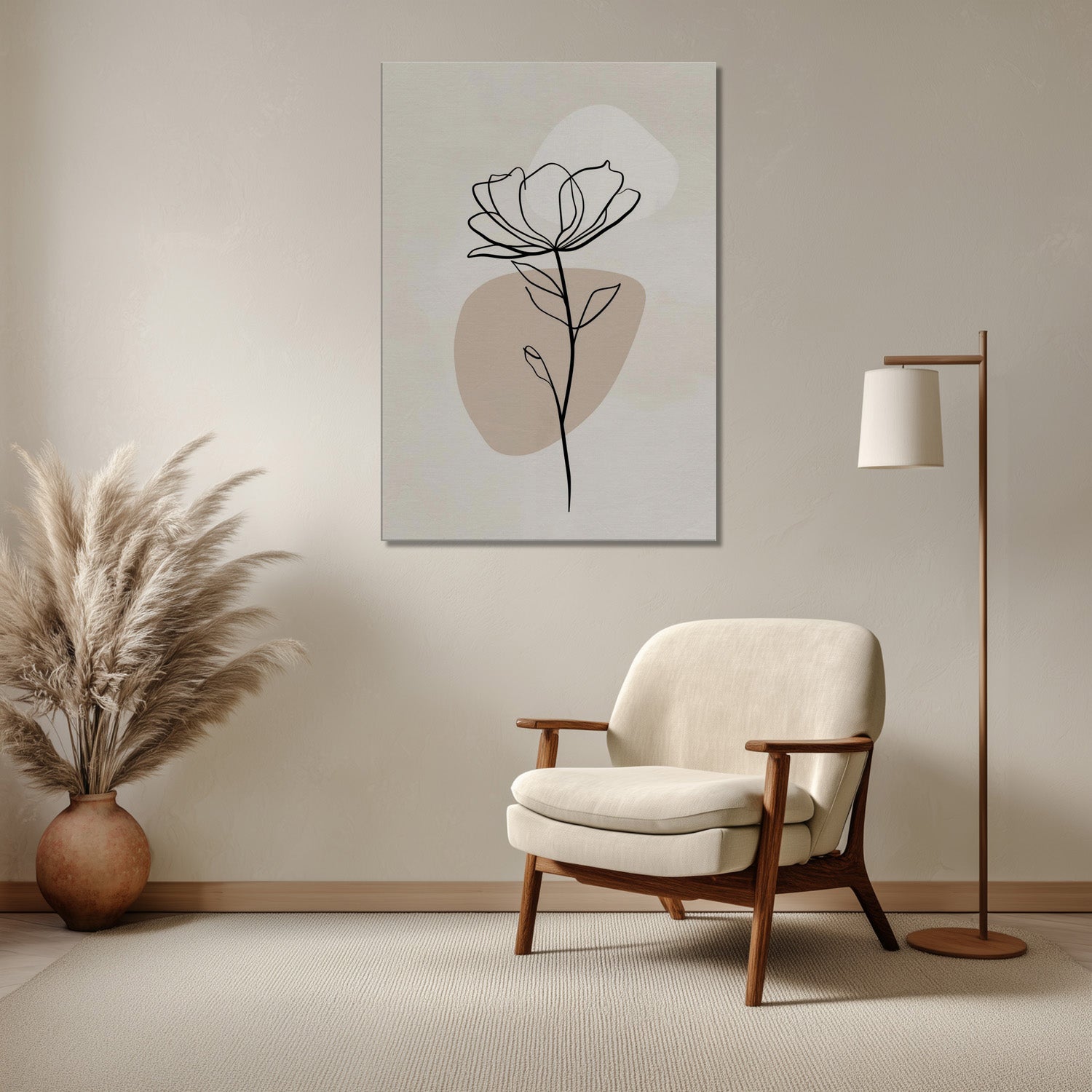 MYSTBIT ART | Silent Flower Canvas Print Wall Art